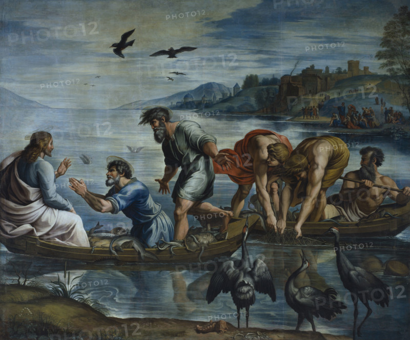 The Miraculous Draught of Fishes, 1729-1731. Creator: Sir James Thornhill.