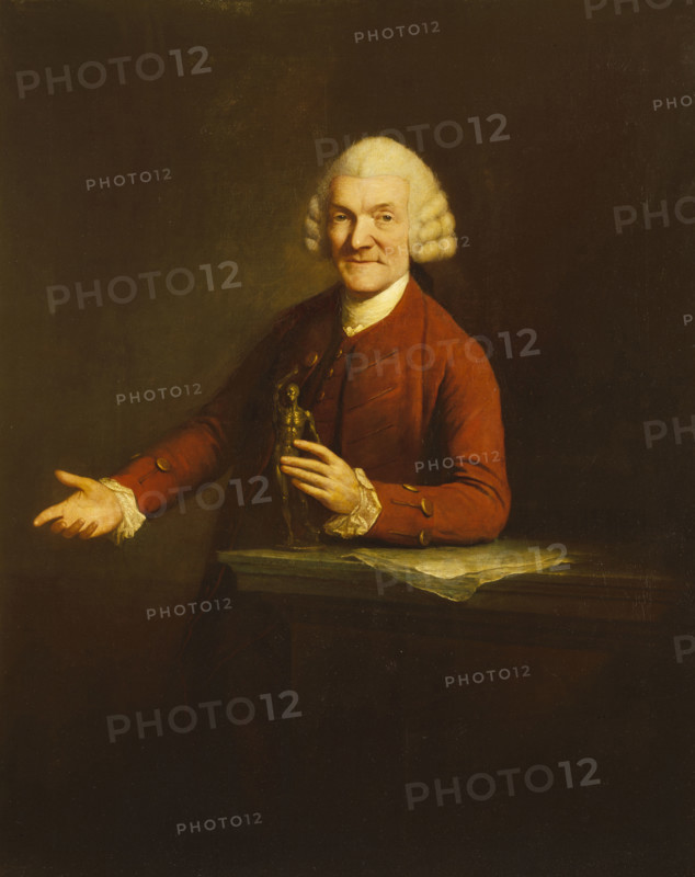 Portrait of Dr William Hunter, 1769. Creator: Mason Chamberlin.