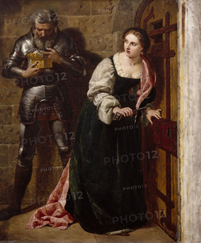 The Bribe, 1857. Creator: Frederick Richard Pickersgill.