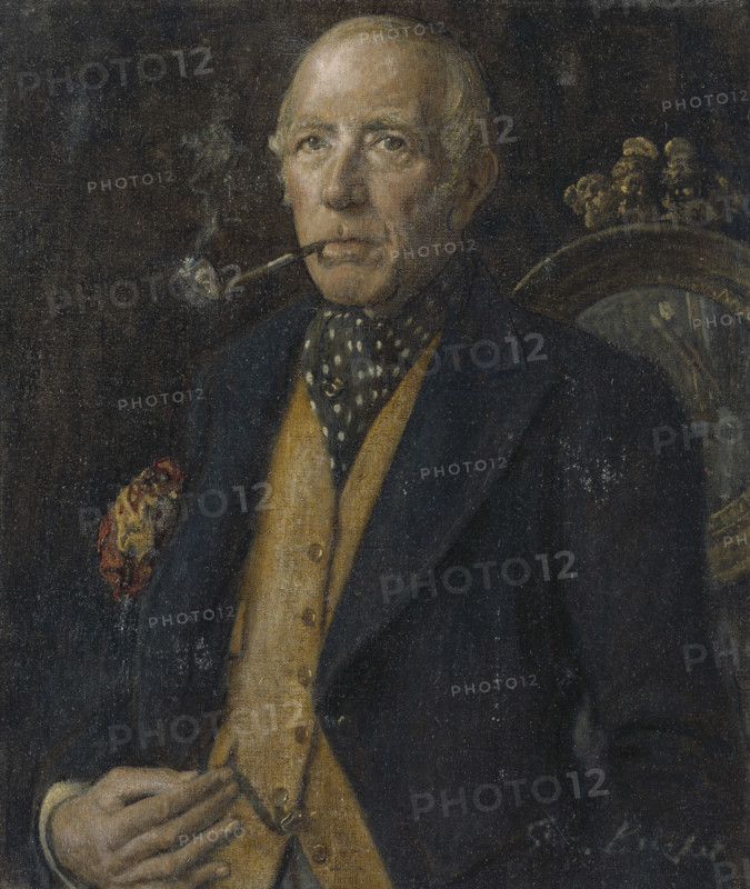Self-portrait of George Belcher, R.A., 1944. Creator: George Belcher.