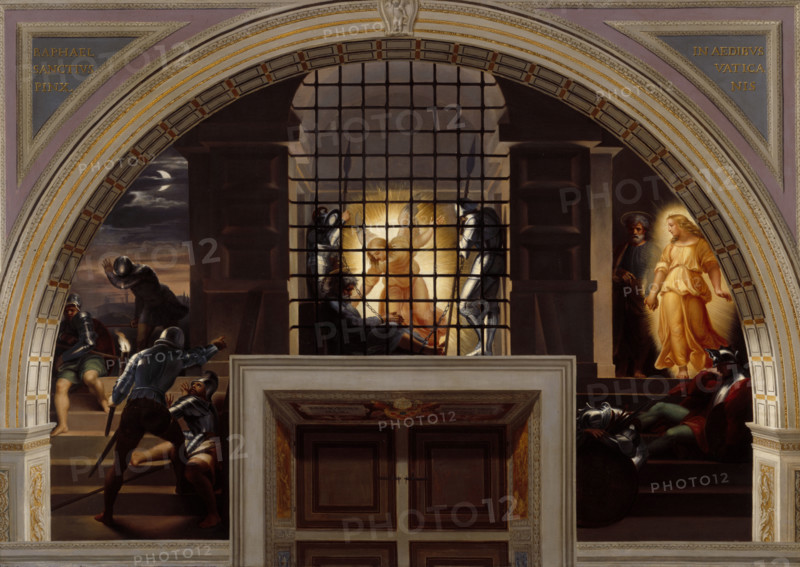 The Liberation of St Peter, late 18th century. Creator: Giuseppe Cades.