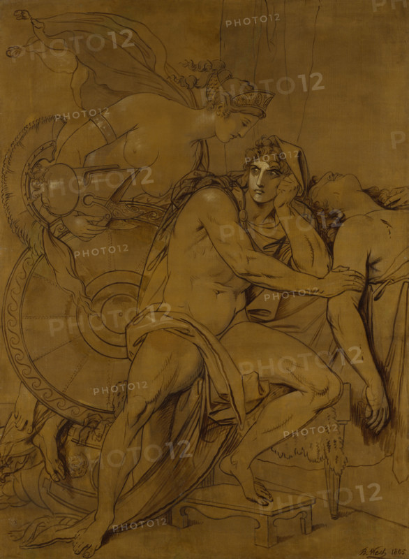 Thetis bringing the Armour to Achilles, 1805. Creator: Benjamin West.