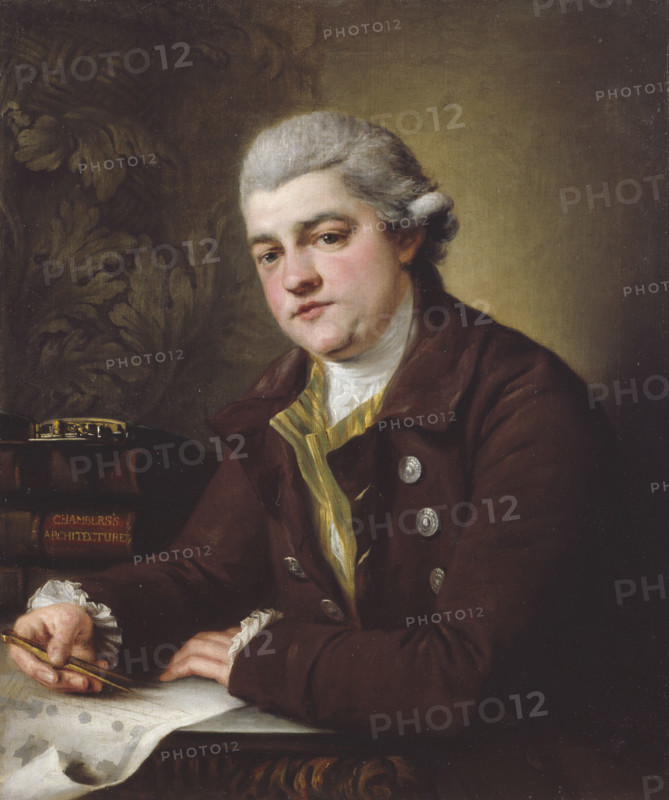 Portrait of John Yenn, R.A., before 1785. Creator: John Francis Rigaud.