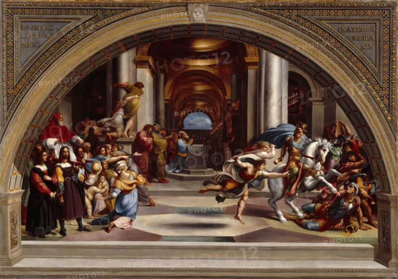 Expulsion of Heliodorus, late 18th century. Creator: Giuseppe Cades.