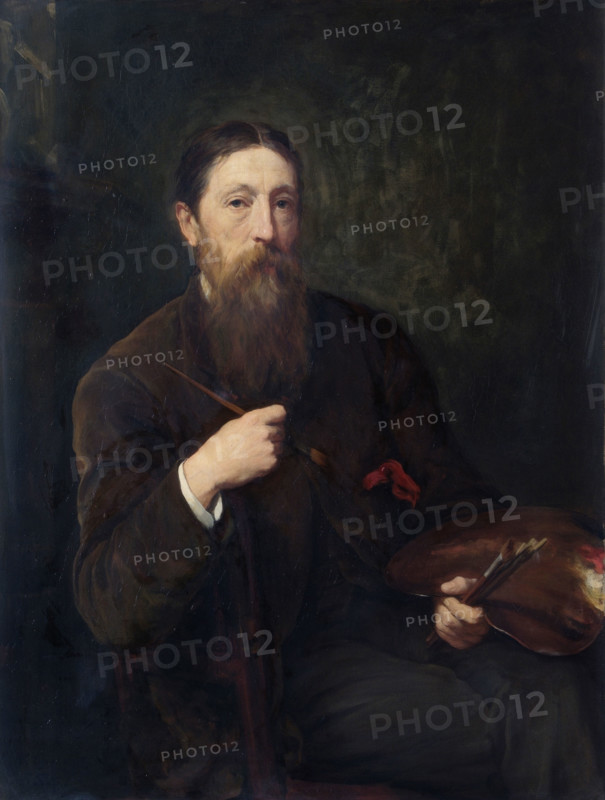 Portrait of John Evan Hodgson, R.A., 1884. Creator: Walter William Ouless.