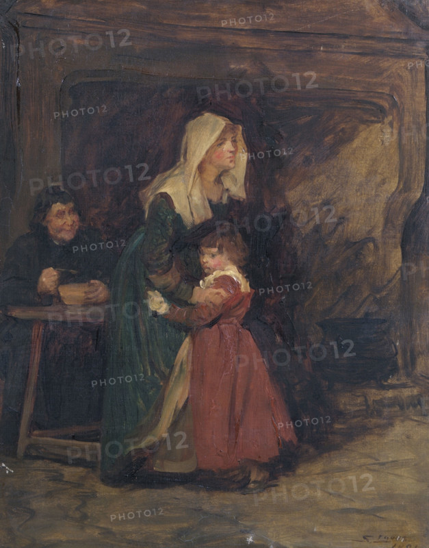 Study for 'Portrait of Louis XI', 1890. Creator: John Seymour Lucas.