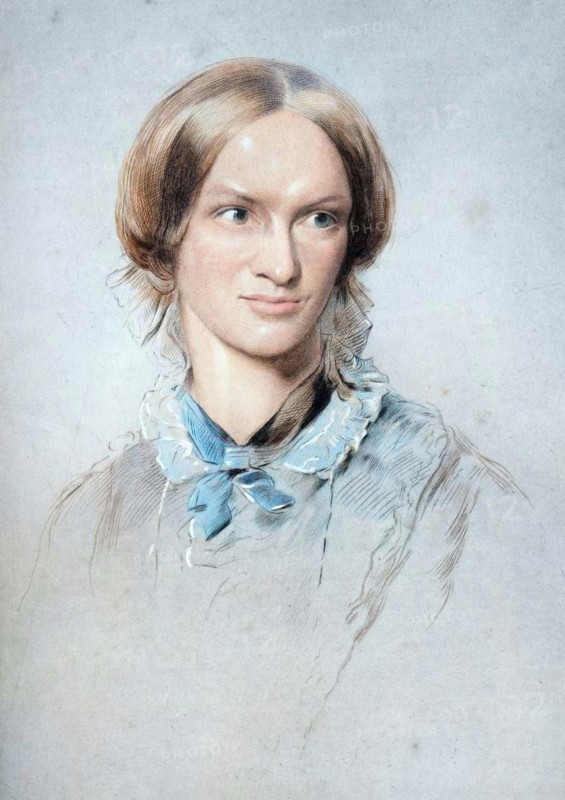 Charlotte Bronte, English novelist, 1850. Creator: George Richmond.