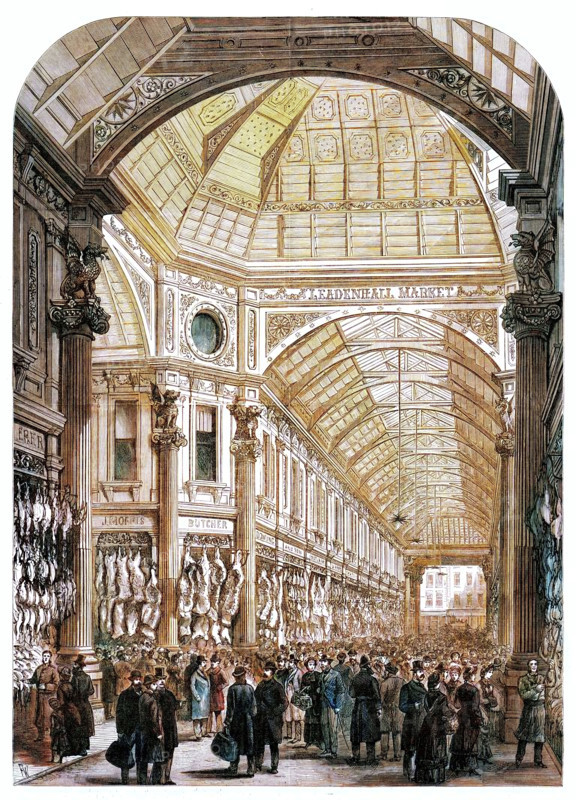 New Leadenhall Market: interior, 1881. Creator: Unknown.