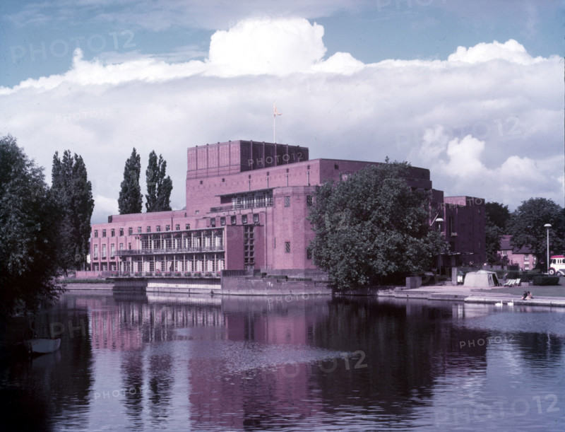 Memorial Theatre, Stratford-upon-Avon, Warwickshire, c1955.  Creator: Arthur Charles Kirby Ware.