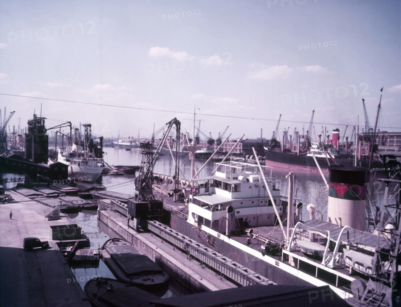 Victoria Dock, London, c1955. Creator: Arthur Charles Kirby Ware.