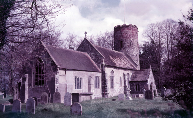 Church of St. Peter and St. Paul, Burgh Castle, near Great Yarmouth, Norfolk, c1955.  Creator: Arthur Charles Kirby Ware.
