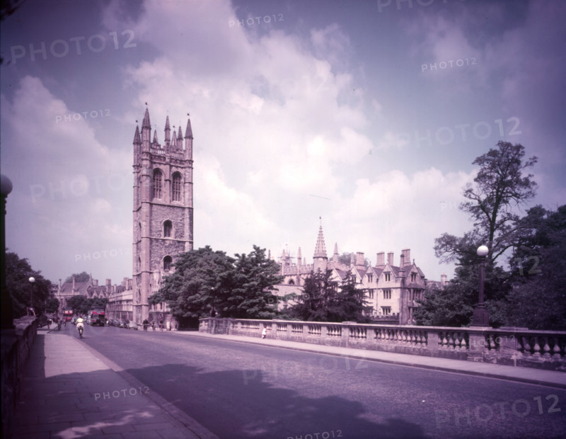 Magdalen College and Great Tower, Oxford, c1955.   Creator: Arthur Charles Kirby Ware.