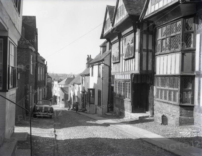 Mermaid Row, Rye, Sussex, c1955. Creator: Arthur Charles Kirby Ware.