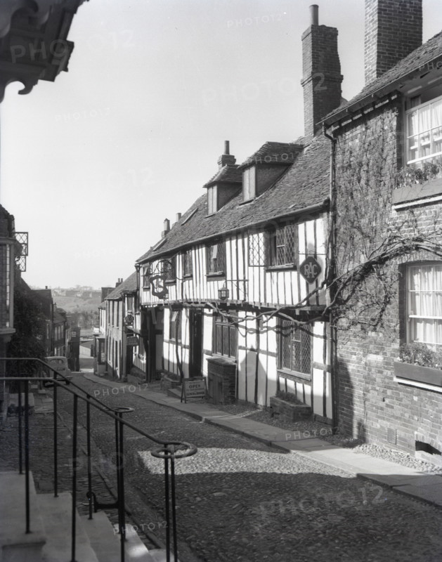 Mermaid Row, Rye, Sussex, c1955. Creator: Arthur Charles Kirby Ware.
