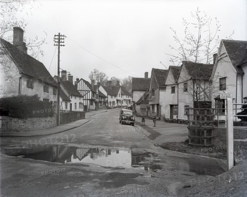 The ford, Kersey, Suffolk, c1955.  Creator: Arthur Charles Kirby Ware.