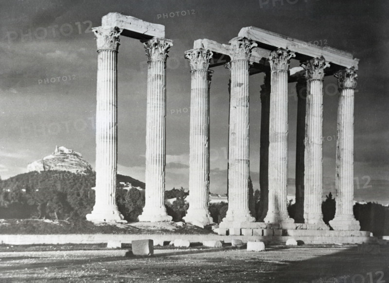 Temple of Zeus (Jupiter), Athens, Greece, c1955. Creator: Arthur Charles Kirby Ware.