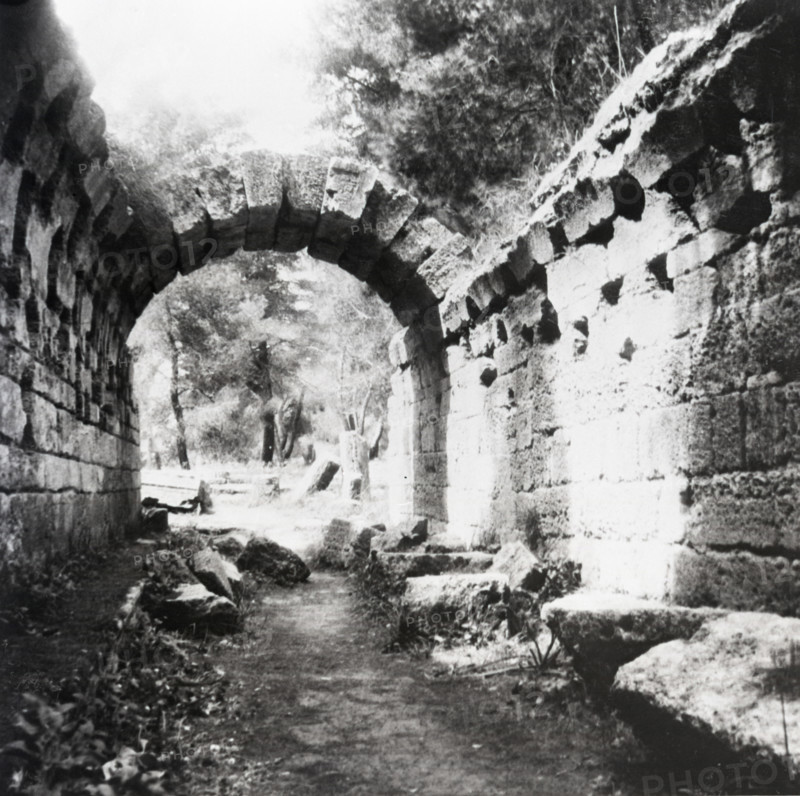 Entrance to the Stadium at Olympia, Greece, c1955.  Creator: Arthur Charles Kirby Ware.