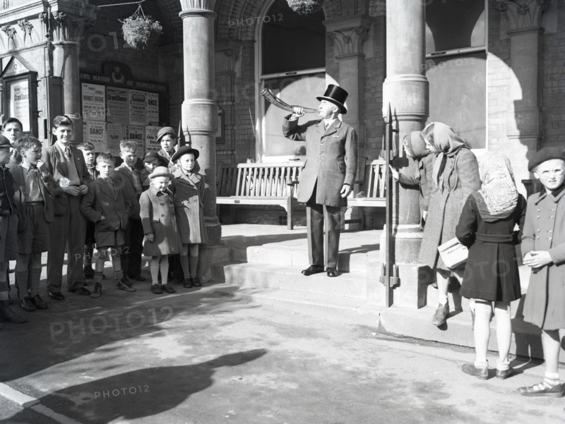 Town crier, Hungerford, Berkshire, c1955. Creator: Arthur Charles Kirby Ware.