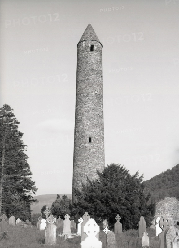 The Round Tower, Glendalough, County Wicklow, Ireland, c1955.  Creator: Arthur Charles Kirby Ware.