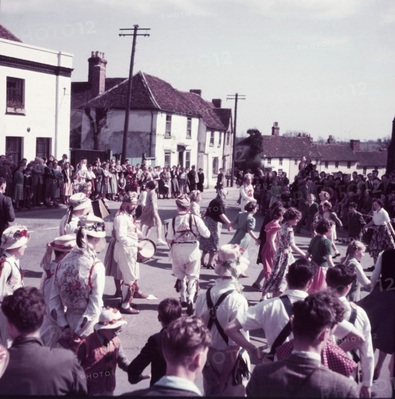 Morris dancing, Thaxted, Essex, c1955. Creator: Arthur Charles Kirby Ware.