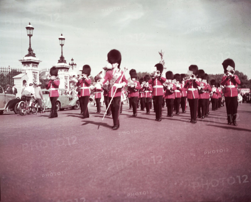 Band of Guards in the Mall, London, c1955. Creator: Arthur Charles Kirby Ware.