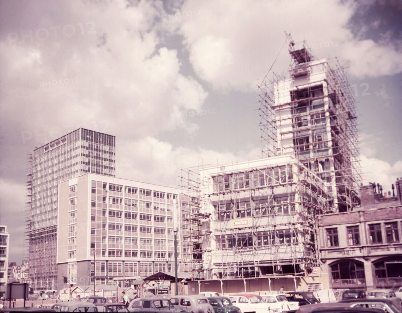 Building on the Barbican site, London, c1955. Creator: Arthur Charles Kirby Ware.