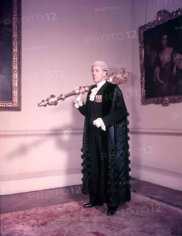 Second Esquire Commander J.R. Poland R.N., Lord Mayor's Household Officers, London, c1953.  Creator: Arthur Charles Kirby Ware.