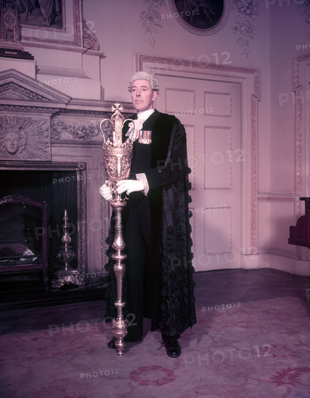 Second Esquire Commander J.R. Poland R.N., Lord Mayor's Household Officers, London, c1953.  Creator: Arthur Charles Kirby Ware.