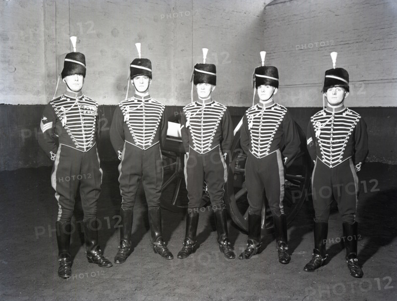 Royal Horse Artillery gun team in full dress, c1953.  Creator: Arthur Charles Kirby Ware.