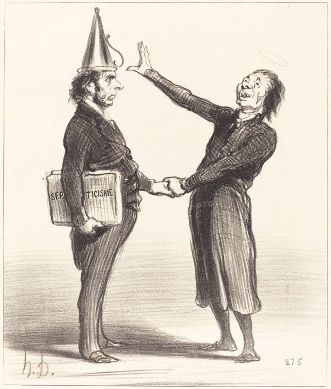 Une alliance, 19th century. Creator: Honore Daumier.