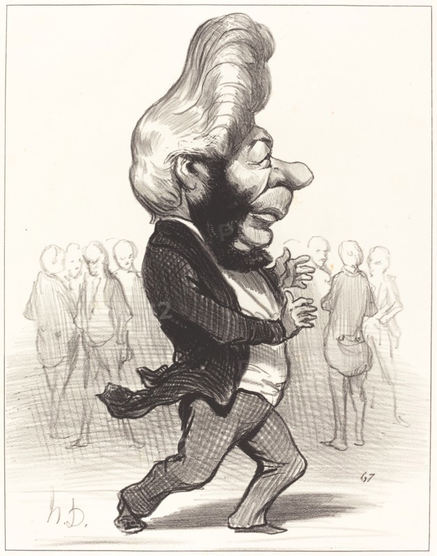Ferdinand Favre, 1849. Creator: Honore Daumier.