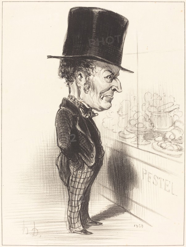Jean Charles Besnard, 1849. Creator: Honore Daumier.