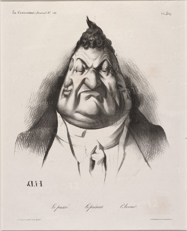 Le passé - Le présent - l'Avenir, 1834. Creator: Honore Daumier.