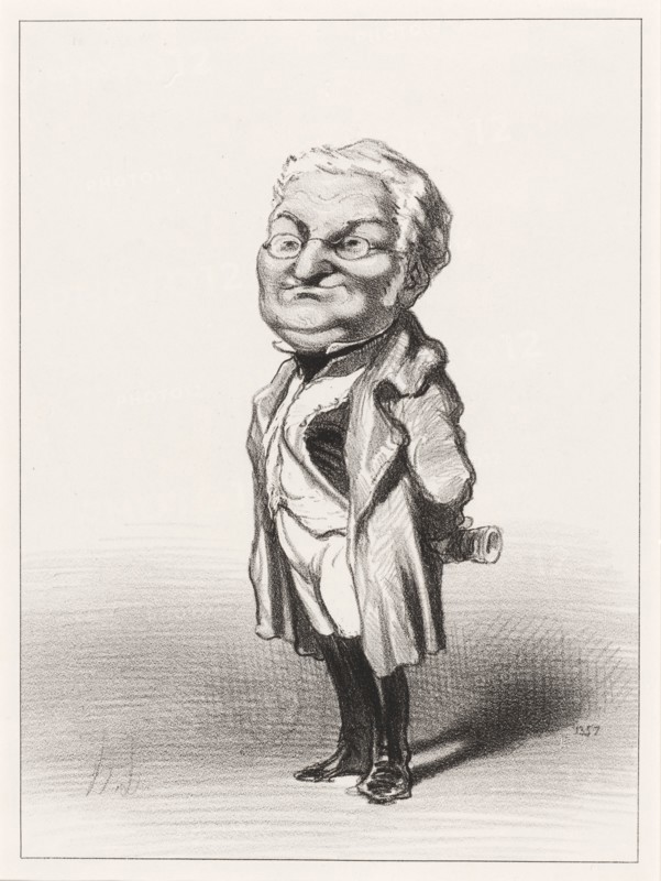 Adolphe Thiers, 1848. Creator: Honore Daumier.