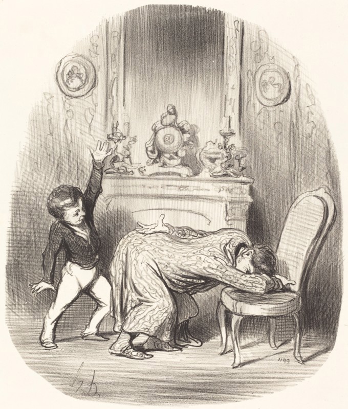 À l'instar d'Henri IV, 1852. Creator: Honore Daumier.