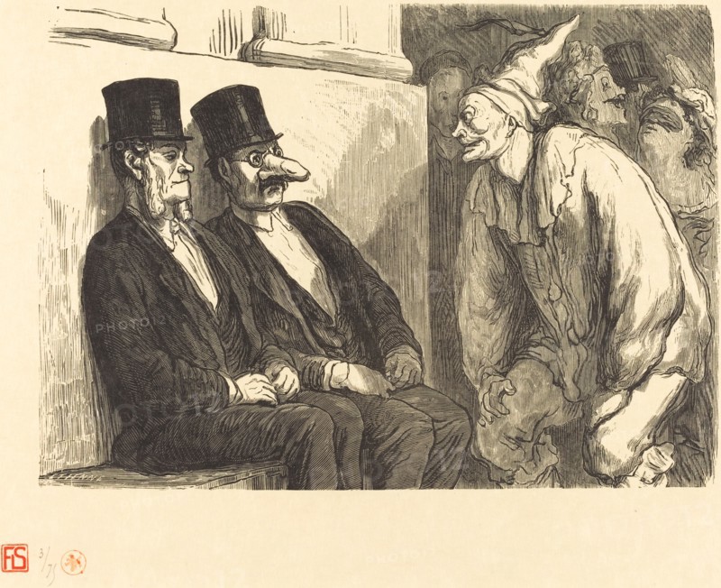 Bal de l'Opera: Tu t'amuses trop!, 1868. Creator: Etienne Carjat.