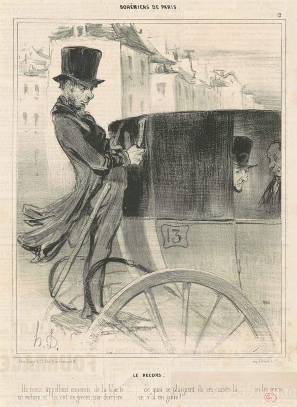 Le Recors, 1841. Creator: Honore Daumier.