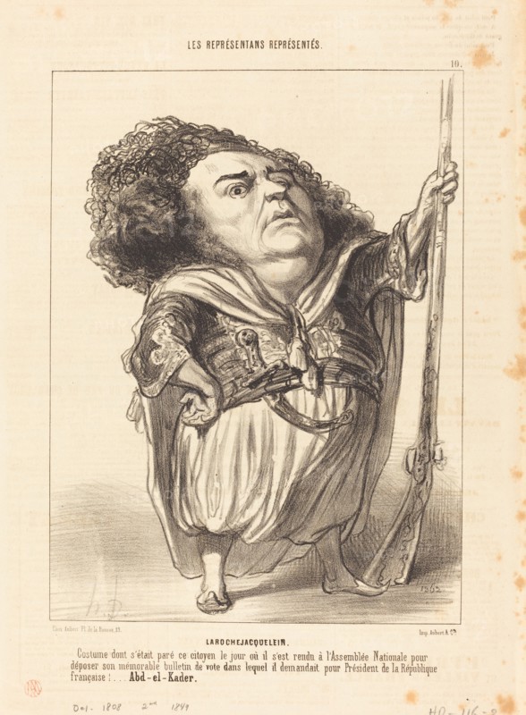 Larochejacquelein, 1849. Creator: Honore Daumier.