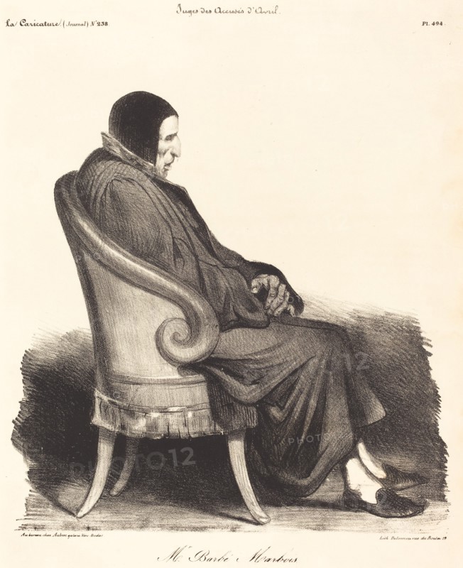 Mr. Barbé-Marbois, 1835.  Creator: Honore Daumier.
