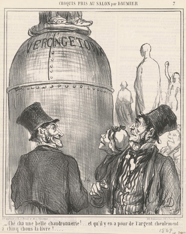 Ché cha une belle chaudronnerie!..., 1865. Creator: Honore Daumier.