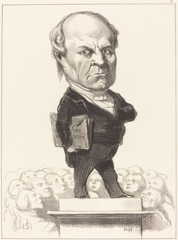 Barrot, 1849. Creator: Honore Daumier.
