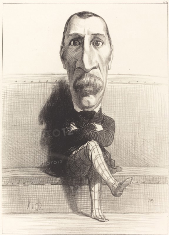 Eus. Isidore Buvignier, 1849. Creator: Honore Daumier.