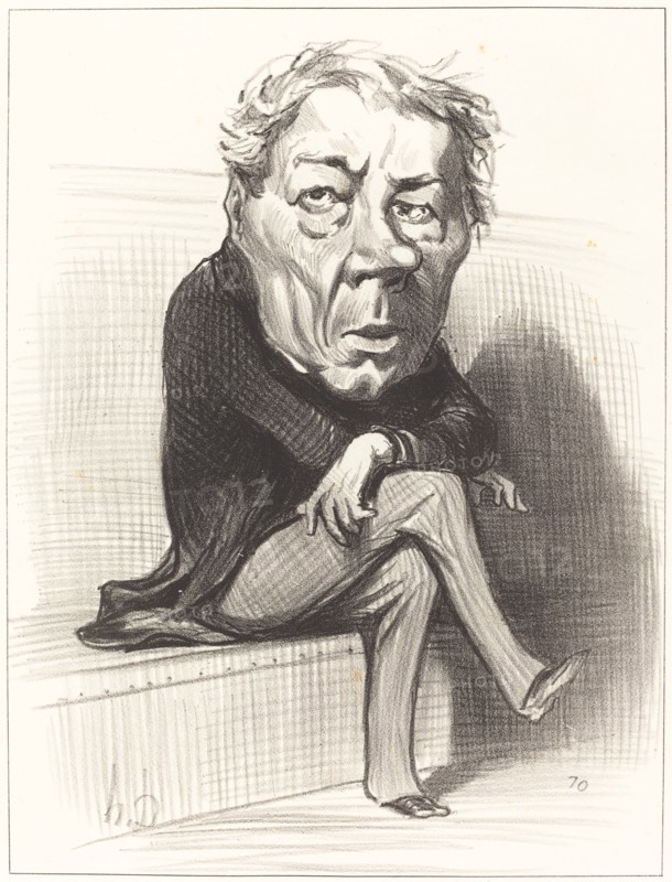 Deville, 1849. Creator: Honore Daumier.