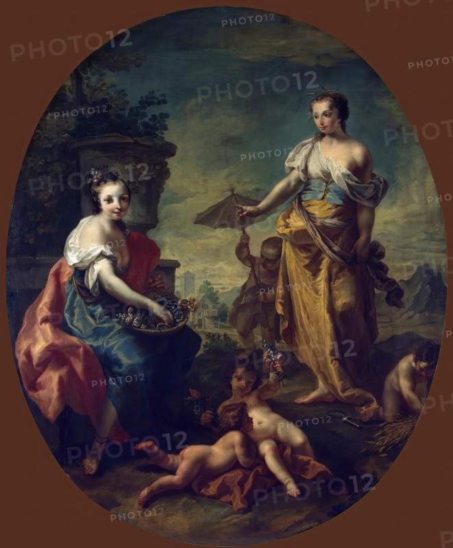 Summer and Spring, 1747. Creator: Anton Kern.