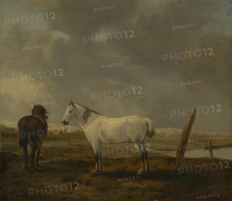 Horses in the Pasture, 1644. Creator: Pieter Wouwerman.