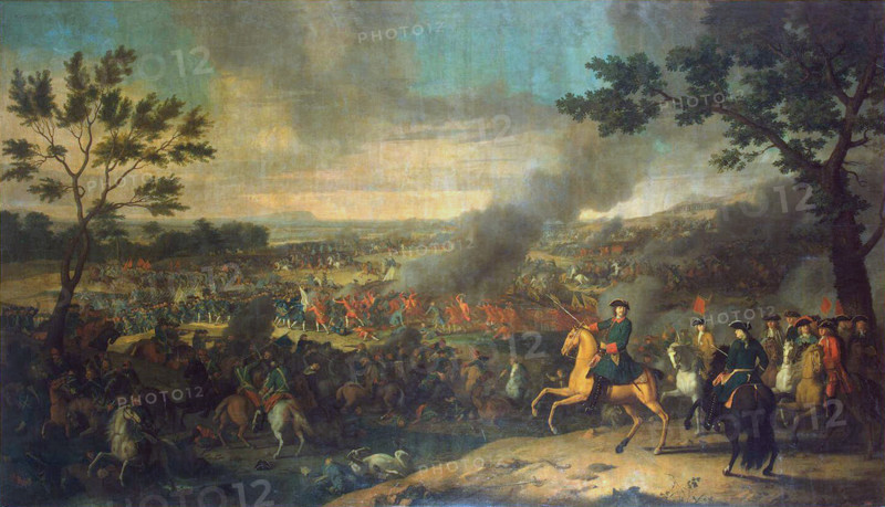 Battle of Poltava, 1718. Creator: Louis Caravaque.