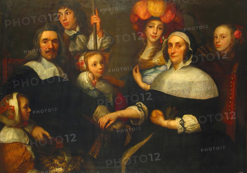 Family Portrait, 1650. Creator: Jurgen Ovens.