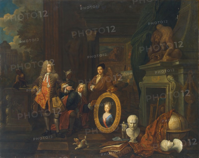 Studio of an Artist, 1709. Creator: Balthasar van den Bossche.