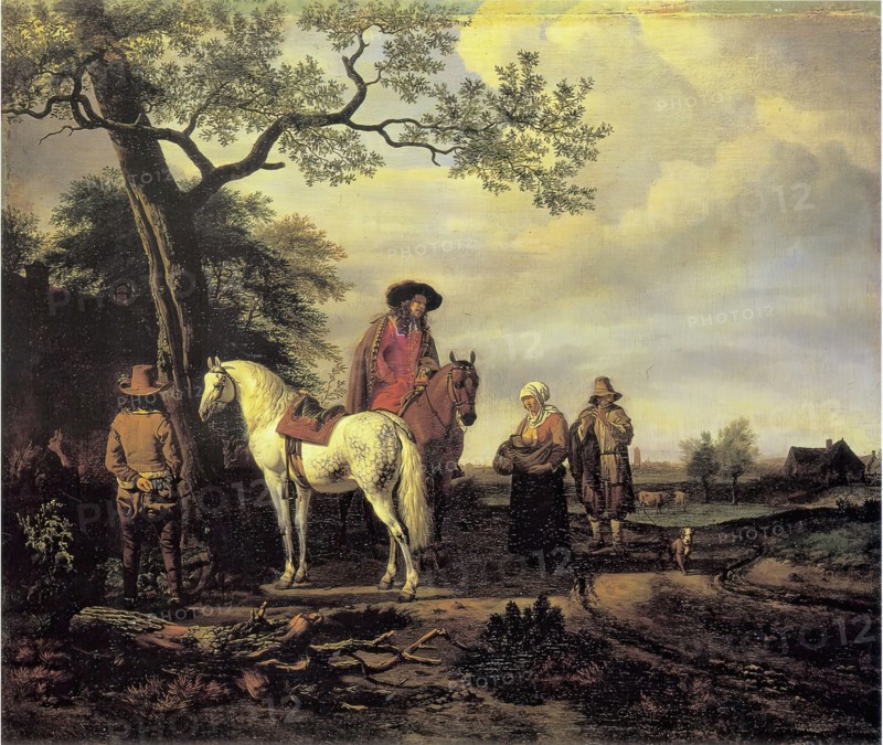 Stop in the Way, 1660. Creator: Adriaen van de Velde.