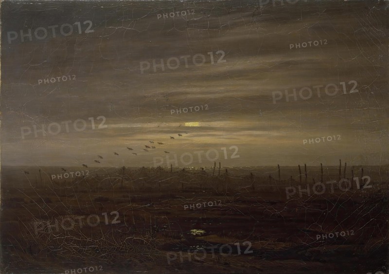 Sea Shore (Fishing-Nets), 1835. Creator: Caspar David Friedrich.